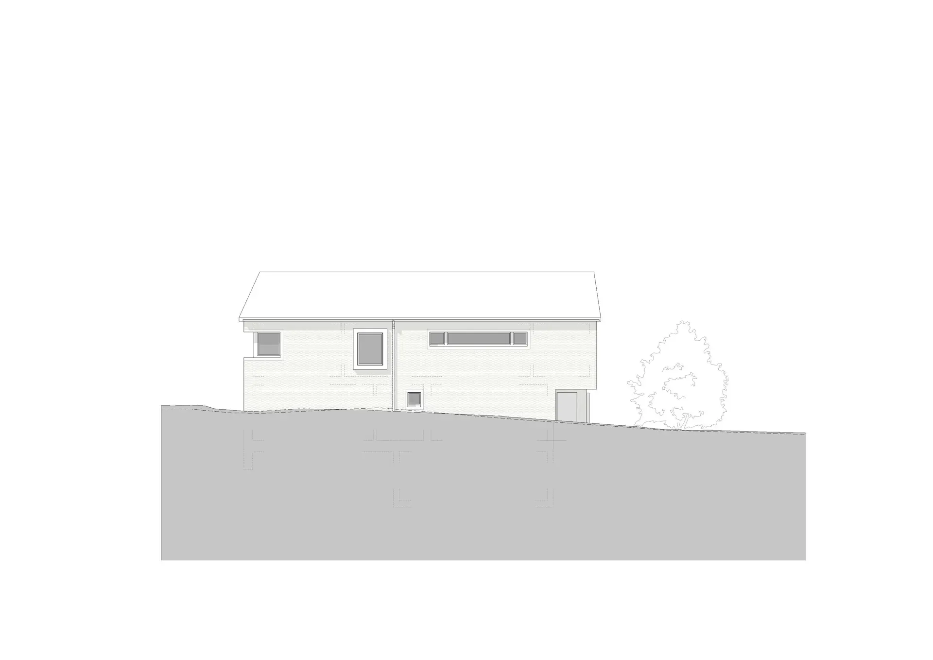 28_Neubau_Einfamilienhaus Teilerrüfeweg Rofels Maienfeld_Ansicht Ost